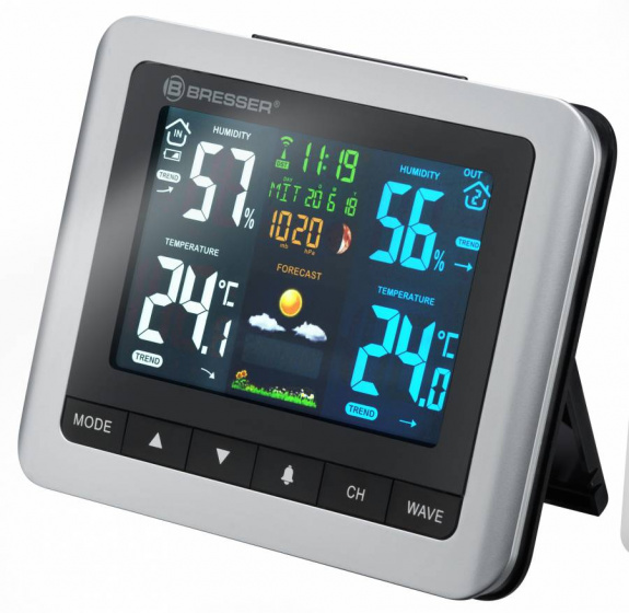 Bresser meteostanica MeteoTemp WTM 16,5 x 13 cm biela 4dielna