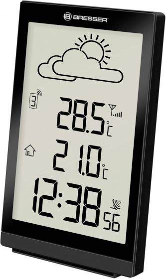Bresser meteostanica TemeoTrend St 14 cm čierna 2-diel