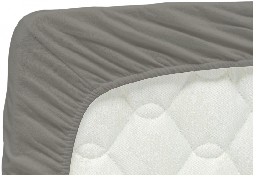 Briljant Baby hoeslaken Jersey 70 x 150 cm katoen grijs Briljant Baby hoeslaken Jersey 70 x 150 cm katoen grijs