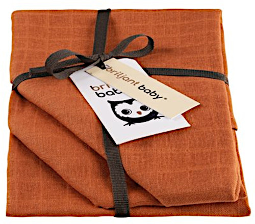 hydrophilic cloths Uni 70 cm terracotta 3 pieces