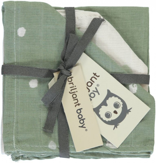 Briljant Baby uteráky Sunny 30 x 30 cm svetlozelené 3 kusy
