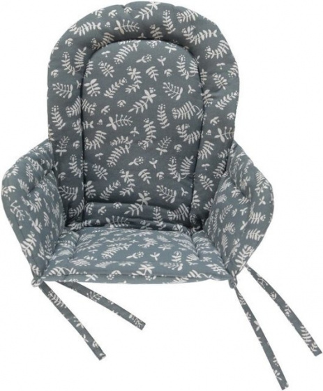 Briljant Baby podložka na stoličku prírodná 23x34x25 cm bavlna šedá