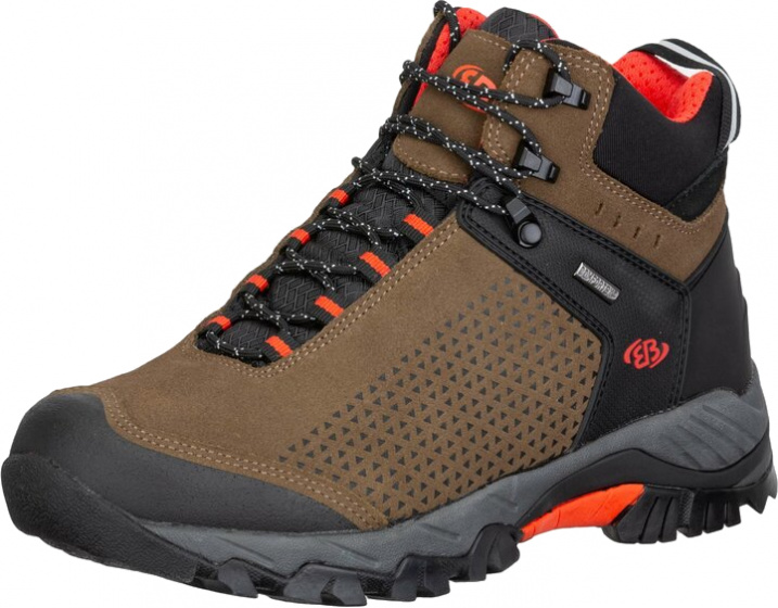 outdoorová obuv Mount Foraker pánska semišová hnedá mt 47