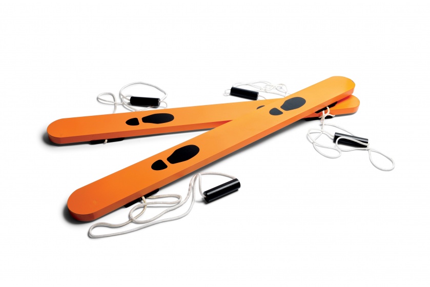 BS Toys wandelski's hout 90 cm oranje 2 stuks