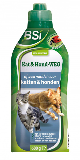 BSi afweermiddel Kat & Hond Weg 600 gram groen BSi afweermiddel Kat & Hond Weg 600 gram groen