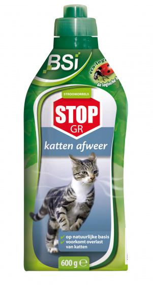 BSi afweermiddel Stop GR Kat 600 gram groen BSi afweermiddel Stop GR Kat 600 gram groen