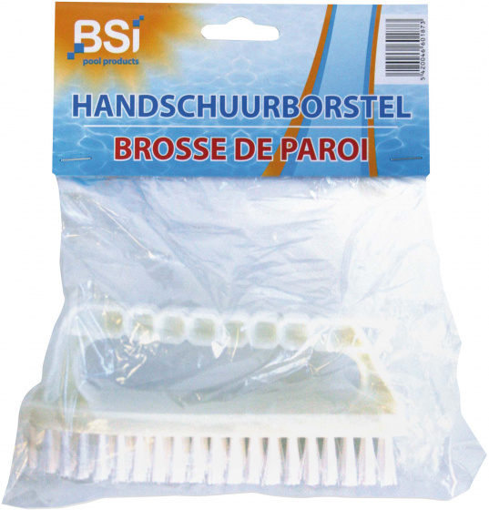 pool hand brush white