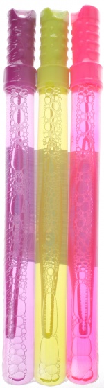 Bubblez Call swords 34 cm 118 ml purple / yellow / pink 3 pieces