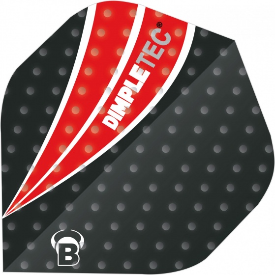 Dimpletec B-standard flights black 3 pieces