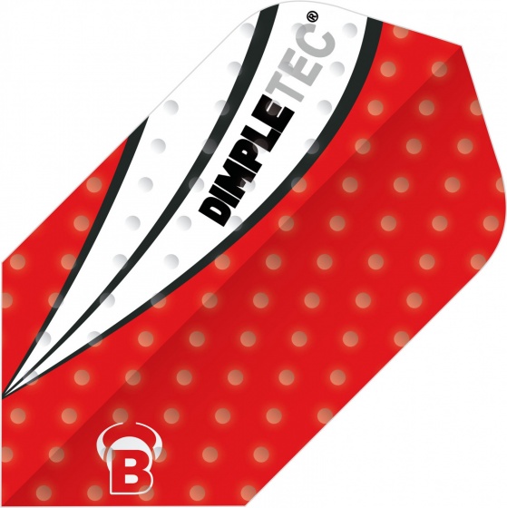 Bull's flights DimpletecSlim 100 micron red