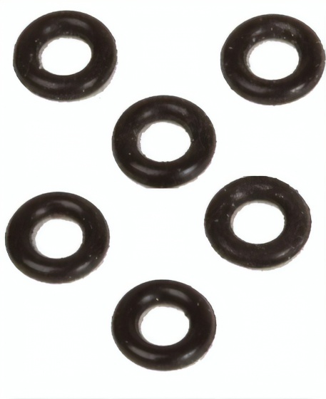 O-rings 6 mm black 6 pieces