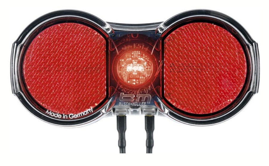 Busch + Müller Zadní světlo s dynamem Toplight Flat Plus LED