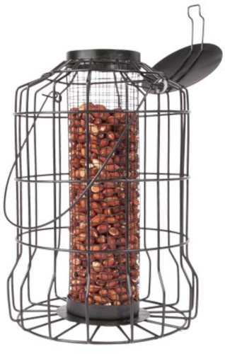 peanut feeder 17,5 x 26 cm steel black