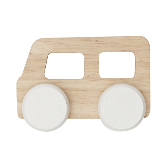 Wooden car (3) 9 cm