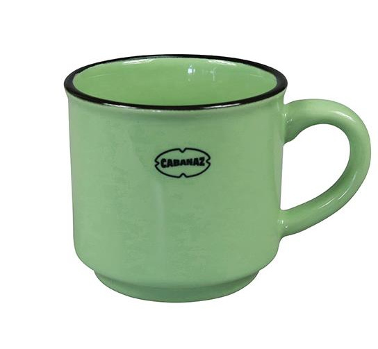 Cabanaz šálka na espresso 5,5 cm keramická zelená