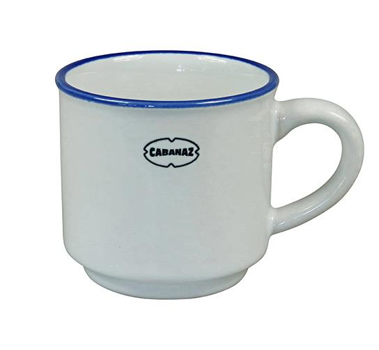 Cabanaz šálka na espresso 5,5 cm keramická biela
