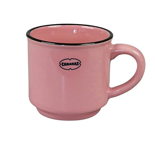 Cabanaz šálka na espresso 5,5 cm keramická lososovo ružová