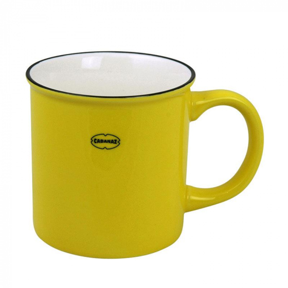 Cabanaz hrnček na kávu 250 ml keramický žltý