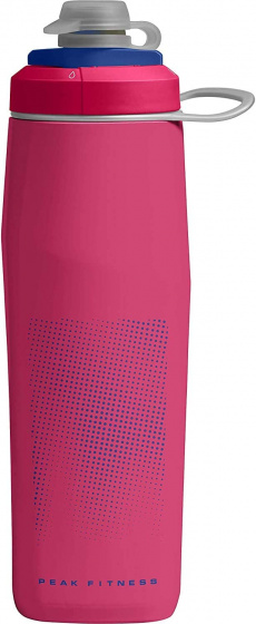 fitness bottle Peak24.3 x 7.6 cm polypropylene pink