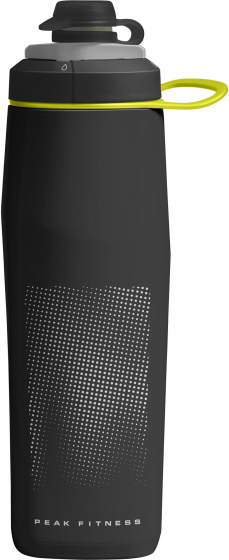 fitness bottle Peak24.3 x 7.6 cm polypropylene black