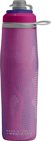 fitness bottle Peak27.6 x 7.7 cm polypropylene pink/blue
