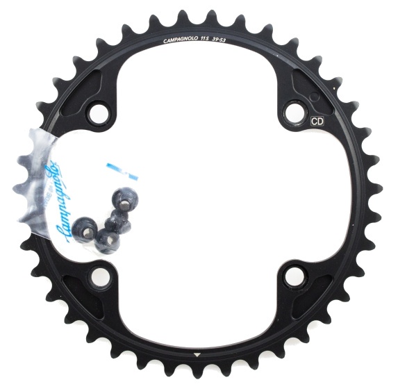 Campagnolo kettingblad potenza 39t cd 11s 112 mm zwart