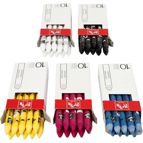 Caran d'Ache waskrijt neocolor ii multicolor 50 stuks