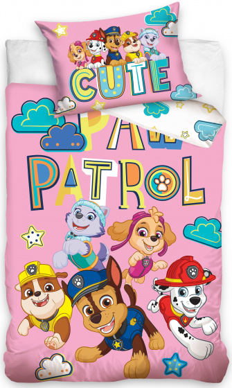 Carbotex dekbedovertrek Paw Patrol 100 x 135 cm katoen roze Carbotex dekbedovertrek Paw Patrol 100 x 135 cm katoen roze