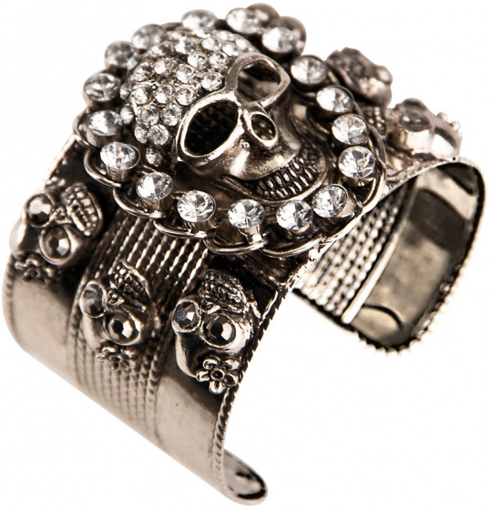 Carnival Toys kostra náramku dámska oceľová strieborná jednoveľkosť