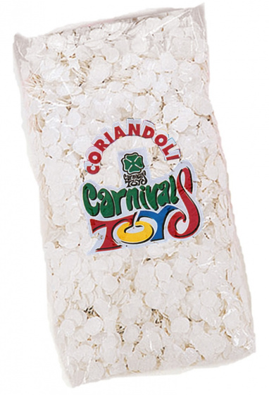 Carnival Toys vrece na konfety 10 kg papier biely