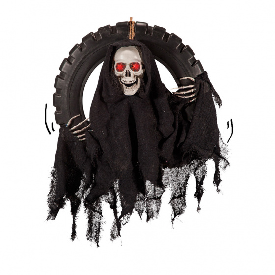 Carnival Toys dekorácia kostra halloween 40 cm polyester čierna