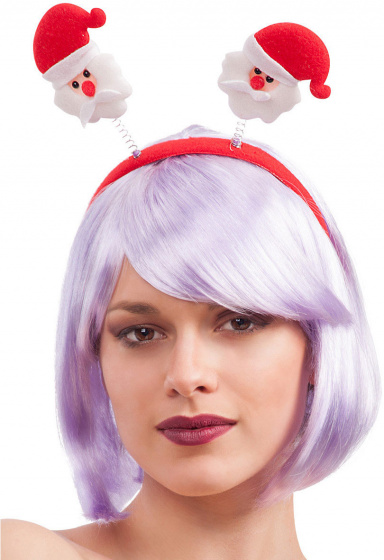 Karnevalové hračky krbová kapela Santa Claus červená/biela jednoveľkosť