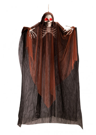 Carnival Toys závesná dekorácia Halloween kostra 180 cm hnedá