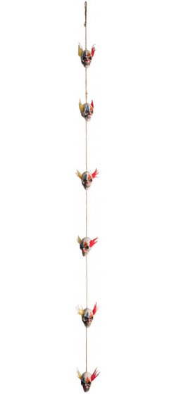 Carnival Toys závesná dekorácia horor klauni 180 cm sisal