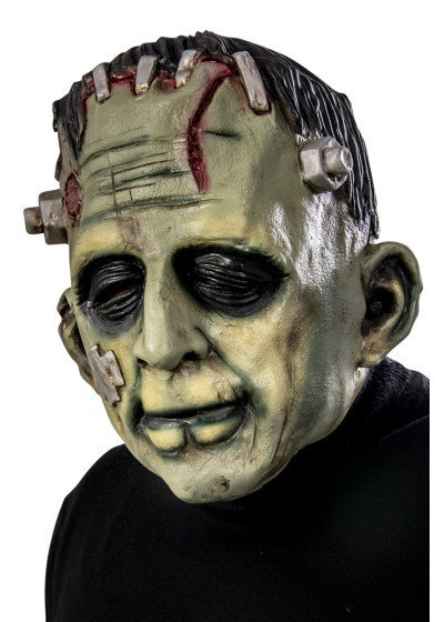 Carnival Toys Frankensteinova maska ??na hlavu latexová zelená jednoveľkosť