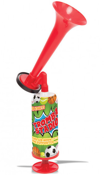 Carnival Toys vzduchový klaksón 26 x 14 x 70 cm červený