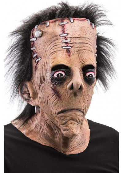 Carnival Toys maska ??na hlavu Frankenstein latexová hnedá jednoveľkosť