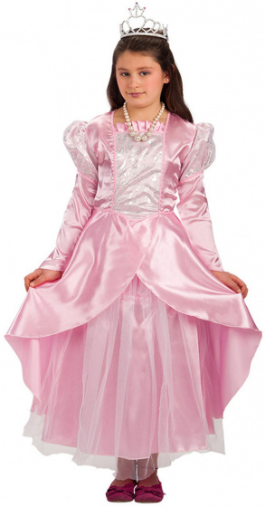 Carnival Toys princeznovské šaty Melanie saténové ružové veľkosť 126