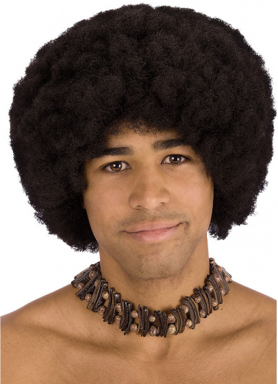 Carnival Toys parochňa Afro Jose pánska čierna jednoveľkosť