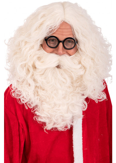 Carnival Toys parochňa s bradou santa claus syntetická biela jednoveľkosť