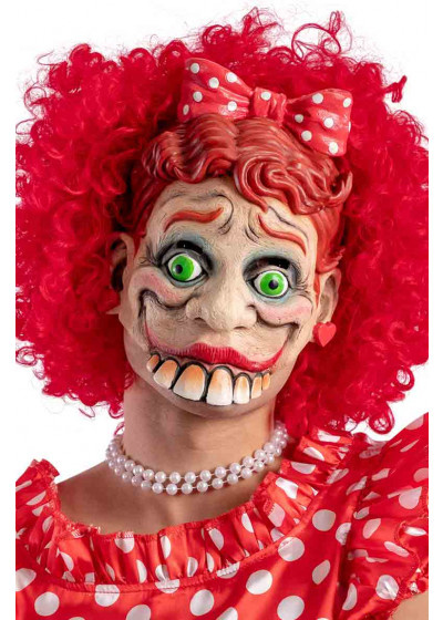 Carnival Toys obliekacia maska karikatúra latexová červená jednoveľkosť