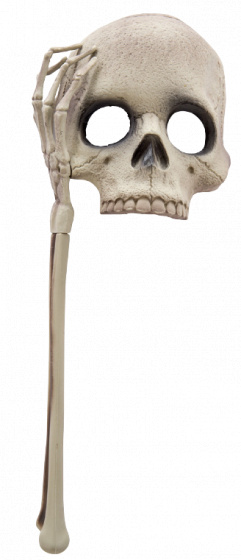 Carnival Toys obliekacia maska kostra biela/čierna