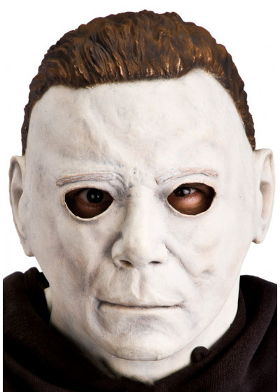 Carnival Toys Latexová maska ????zombie, biela/hnedá, jednoveľkostná