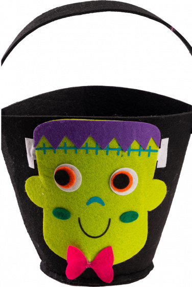 Carnival Toys filcová taška Halloween 31 cm filcová čierno/zelená