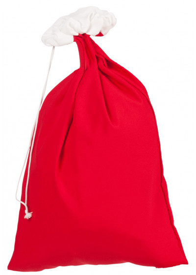 Carnival Toys taška Santa Claus 72 x 48 cm textil červeno/biela