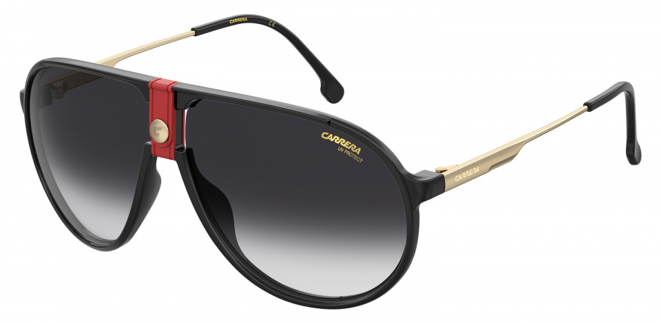 Carrera Eyewear slnečné okuliare 1034/S unisex kat. 3 pilotné čierne/zlaté