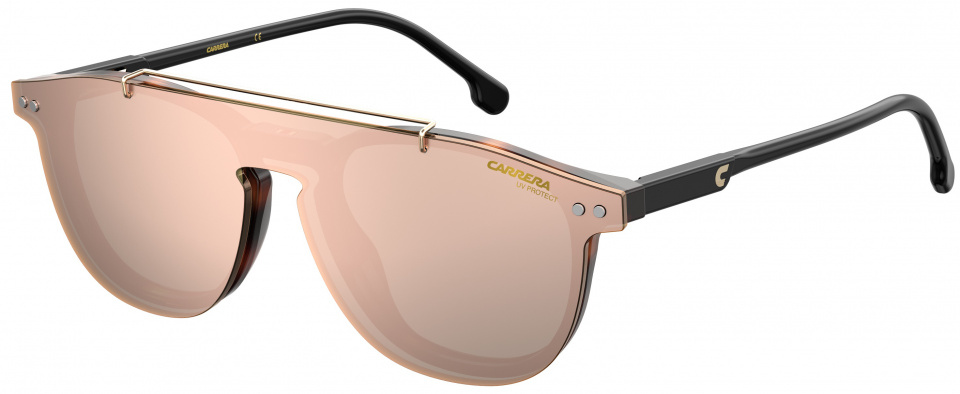Carrera Eyewear slnečné okuliare 2024T/C unisex kat. 3 čierne/ružové zlato