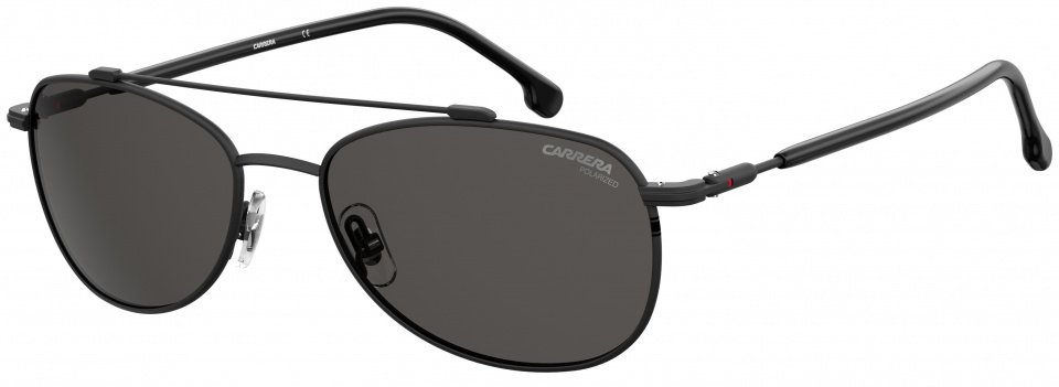 Carrera Eyewear 224/S unisex polarizované slnečné okuliare matnej čiernej farby