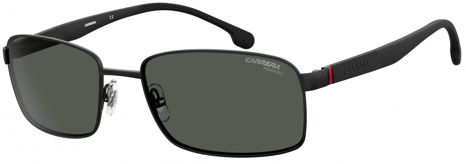 Carrera Eyewear slnečné okuliare 8037/S pánske polarizované nerezové čierne