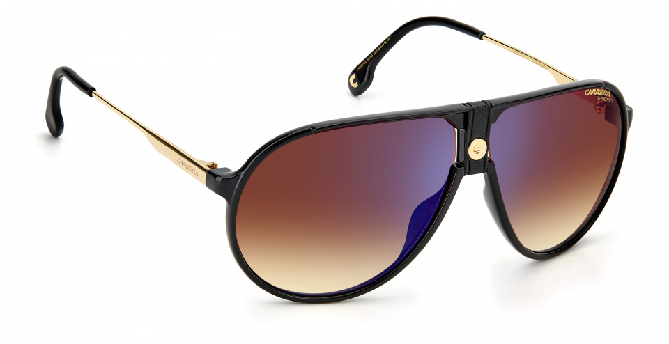 Carrera slnečné okuliare 1034/S unisex oceľové kat.2 pilotné čierne/zlaté